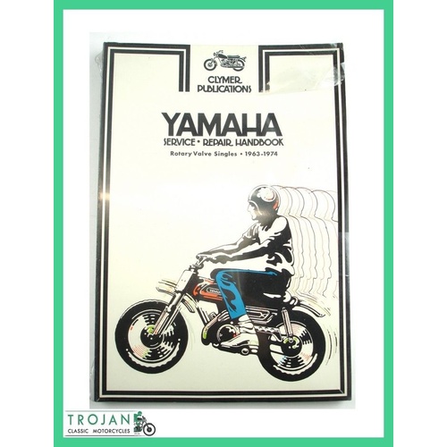 MANUAL, CLYMER, YAMAHA, ROTARY VALVE SINGLES, 1963-74, M389