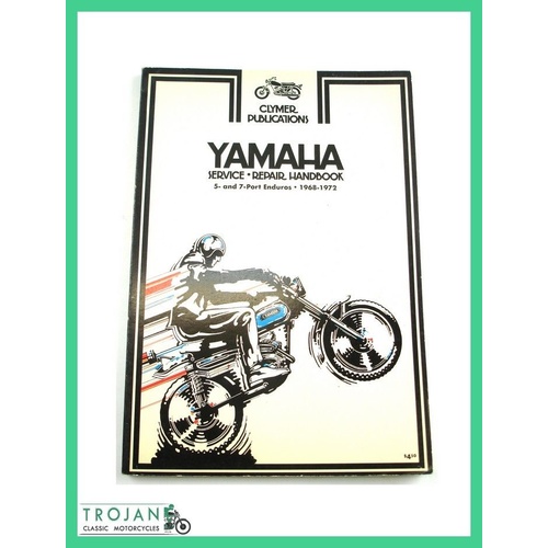 MANUAL, CLYMER, YAMAHA, 5 AND 7 PORT ENDUROS, 1968-72, M408