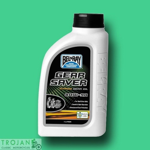 GEARBOX OIL, GEAR SAVER, 80W-90, BEL-RAY USA, 1L, OIL0004