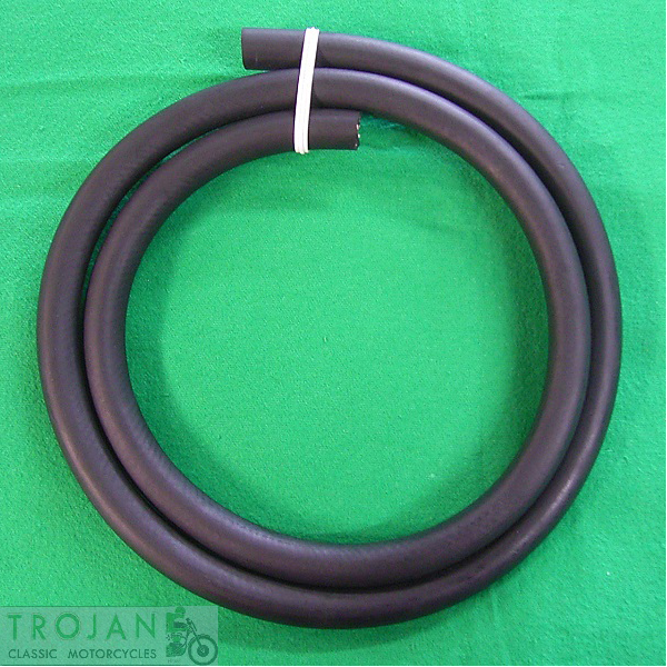 OIL LINE, HOSE, 5/16", BLACK RE-INFORCED, NEOPRENE, 1m, PTK0022