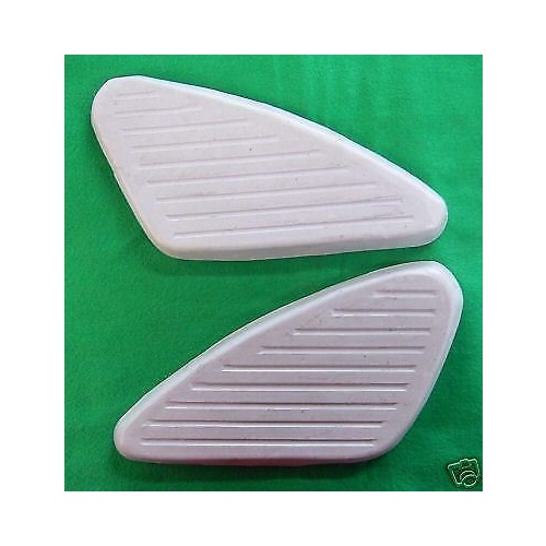 KNEE RUBBERS, BSA, A MODELS, NOT USA, GREY (PAIR) 40-8012, 40-8013