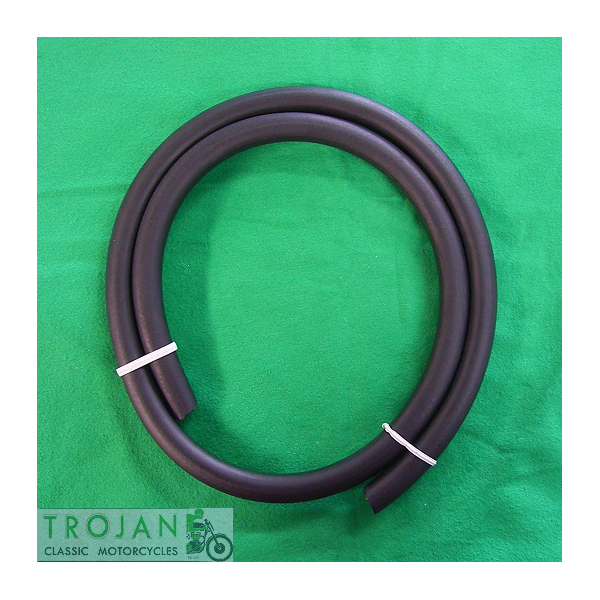 FUEL, PETROL, LINE, HOSE, 1/4", BLACK, NEOPRENE, 1m, PTK0070