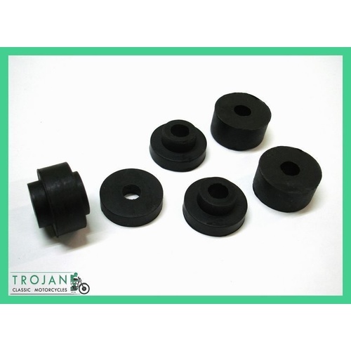 PETROL TANK RUBBER MOUNT KIT, TRIUMPH, PRE-OIF, T100, T120, T150 (SET) PTK0086