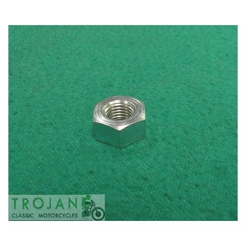 NUT, FULL, 5/16" x 26CEI, TRIUMPH, NORTON, BSA, GENUINE, S1-51, 21-0151