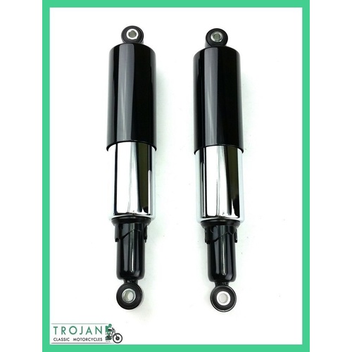 SHOCK ABSORBERS, UNIVERSAL BRITISH, WITH COVERS, 315MM (PAIR), SHK0012