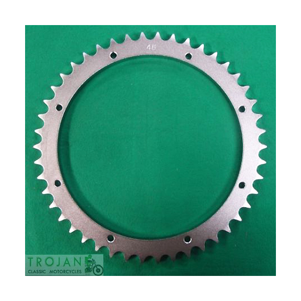 REAR SPROCKET, TRIUMPH, 46T, 5TA, T100 ,6T, TR6, T120, 8 BOLT, 37-1499, W1499