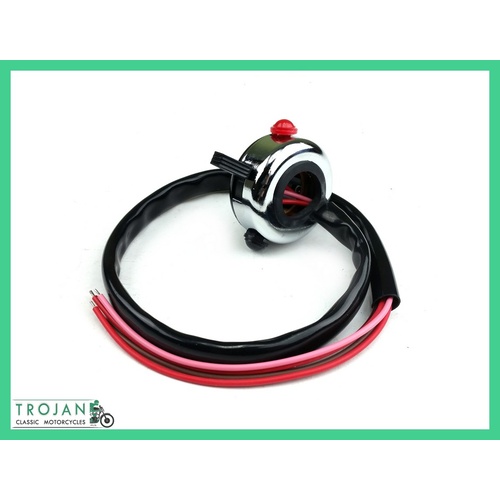HORN, KILL, DIP SWITCH, 7/8", TRICON, WITH HARNESS, BSA, NORTON, S3859, 06-0785