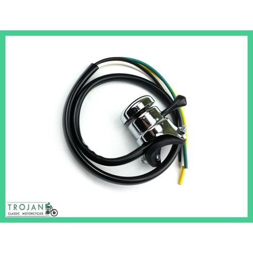 HORN, DIP, KILL SWITCH, LUCAS TYPE, SCREW-ON, WITH HARNESS, TRIUMPH BSA, 31563 S