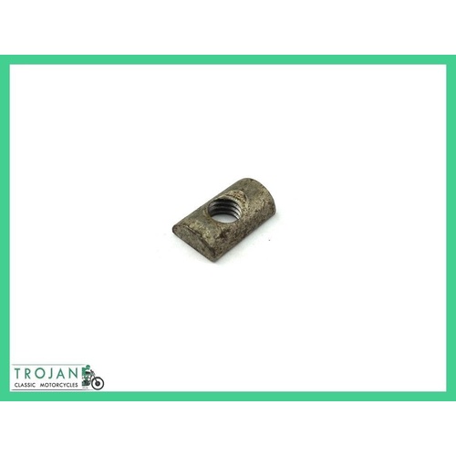 EXHAUST CLAMP D TYPE NUT, TRIUMPH, PRE UNIT, GENUINE NOS, TE164C