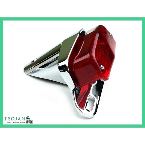 TAIL LIGHT ASSEMBLY, LUCAS TYPE, 564, WITH CUSTOM ALLOY MOUNT, TLP0004