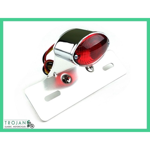 TAIL LIGHT ASSY, CATEYE, WITH CUSTOM ALLOY MOUNT, TLP0019