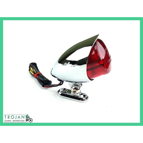 TAIL LIGHT ASSEMBLY, BULLET, WITH CUSTOM MOUNT, TLP0020