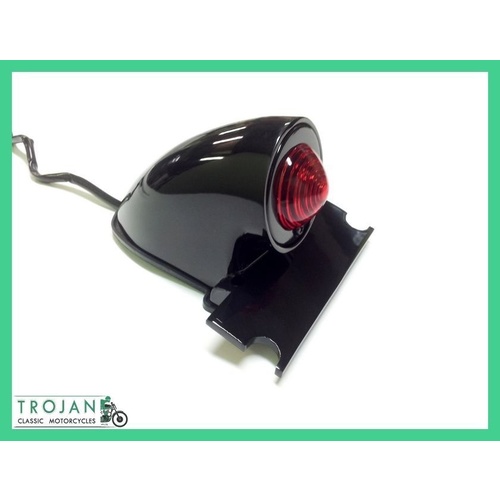 TAIL LIGHT ASSEMBLY, SPARTO, 50'S CHOPPER, BOBBER TYPE, BLACK, TLP0025