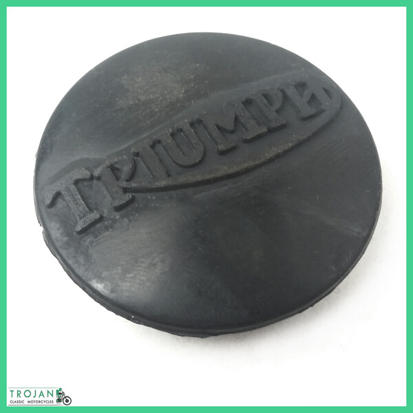 PETROL TANK CENTRE RUBBER GROMMET, SCRIPTED, TRIUMPH, 71-72, GENUINE, 83-3068